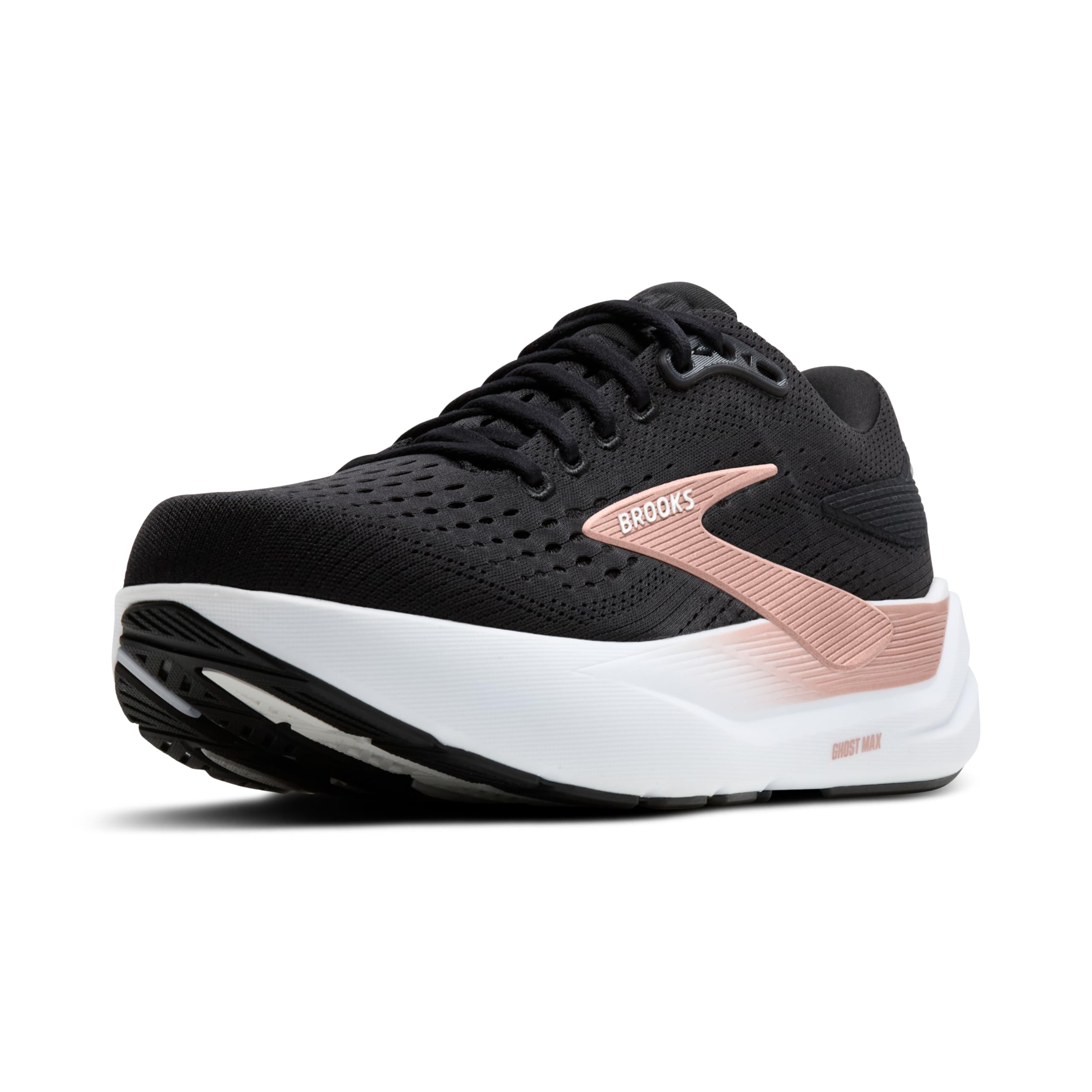 Brooks Women Ghost Max 3 Black/Black/Rose Gold 8.5 Wide