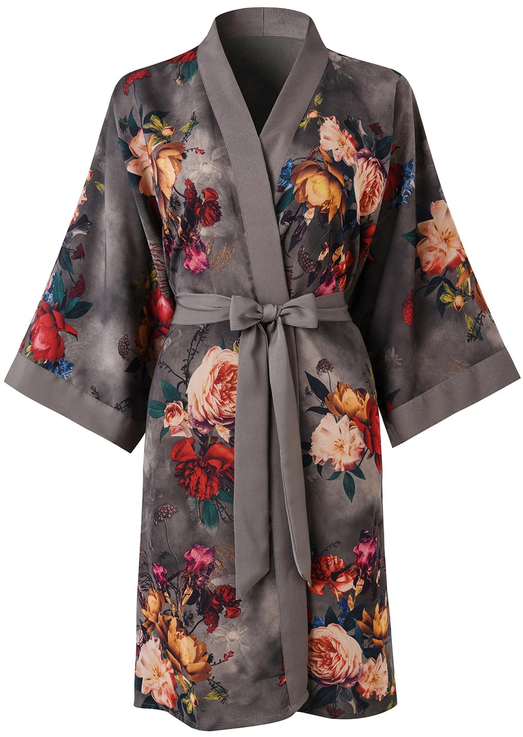 Women's Kimono Short Robe Floral