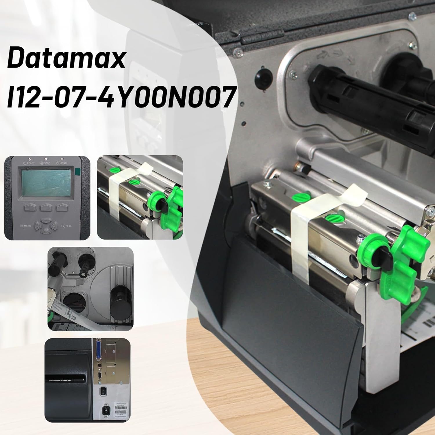 I12-07-4Y00N007 Datamax O'Neil I-Class I-4212E Mark II 203DPI Thermal Industrial Barcode Printer 4.10 Inch Print Width | USB 2.0 + Serial Ports RS232 + Parallel Port |