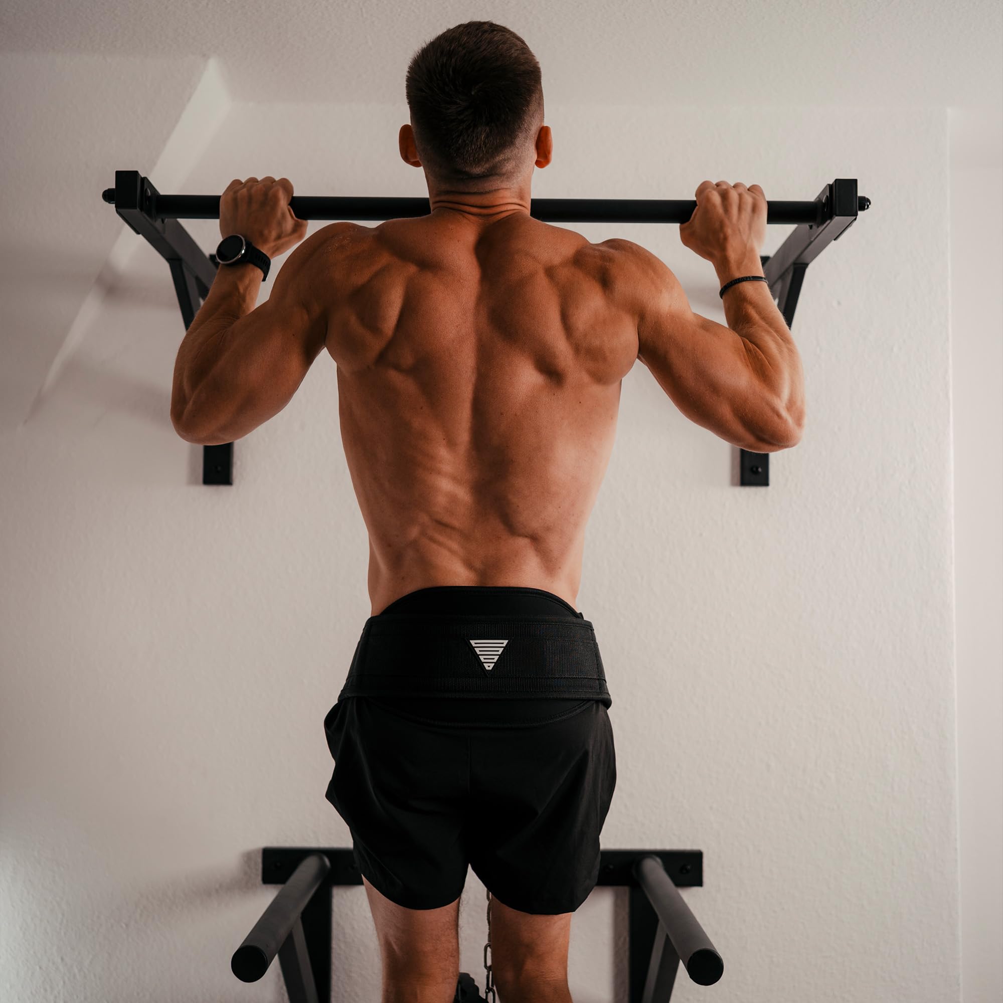 GORNATION Sbarra per Trazioni da Muro, Barra da Parete per Pull Up, Chin Up, Muscle Up e Addominali, Sbarra per Allenamento a Casa, Pull Up Bar Antiscivolo per Home Workout