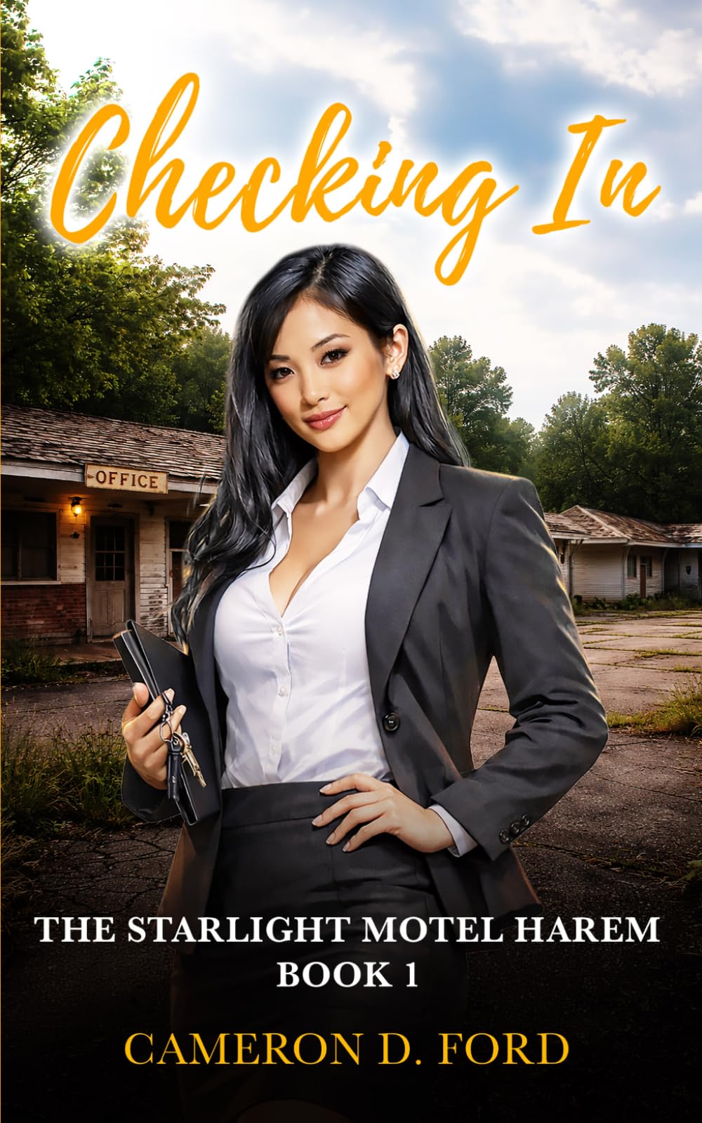 Checking In: A Slice of Life Unconventional Romance for Men (The Starlight Motel Harem)