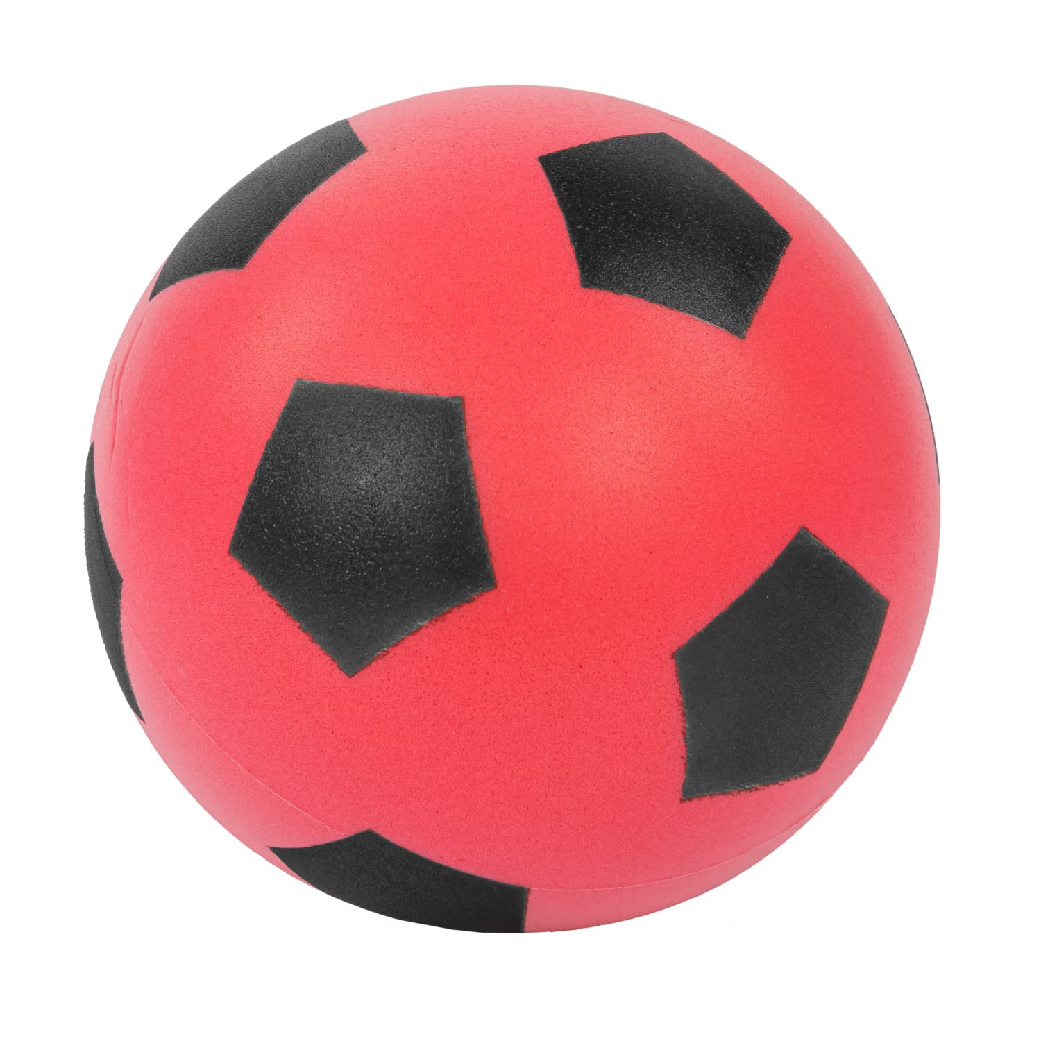 Idena 40226 - Softball en Bleu, Jaune & Rouge (Choix Non Possible), Balle en Mousse d'env. 12 cm pour Un Plaisir de Jeu varié
