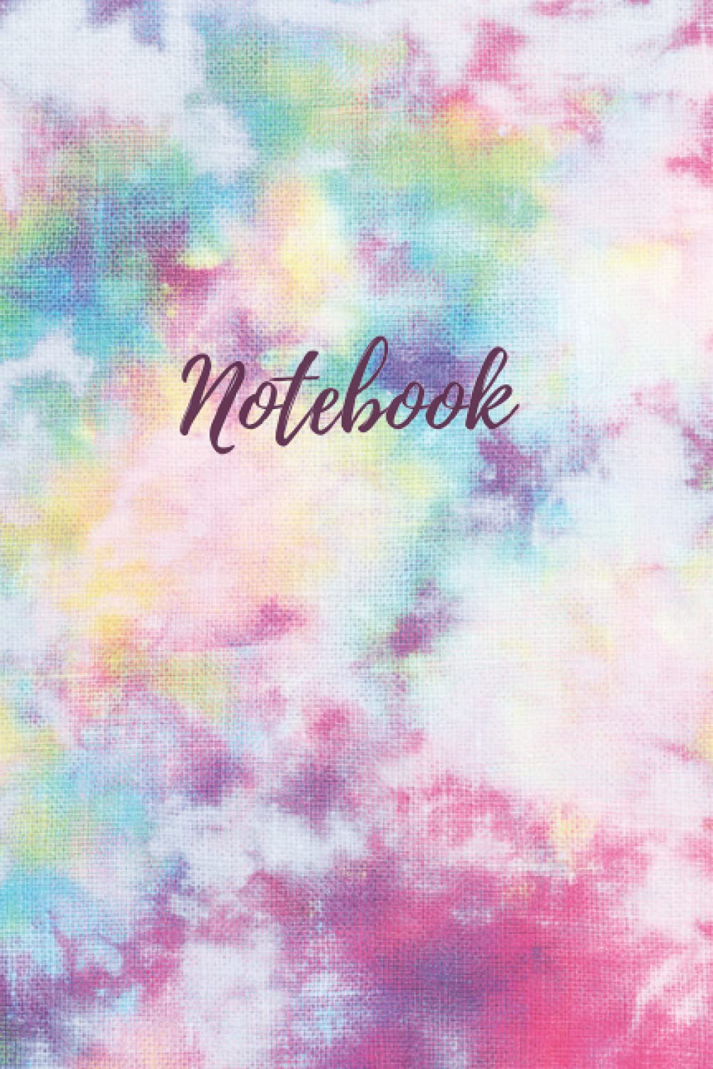 Notebook - Tie Dye: A4, Lined Notebook, Sticker book, Planner, Diary, Sketchbook, Writing, Gift, Student