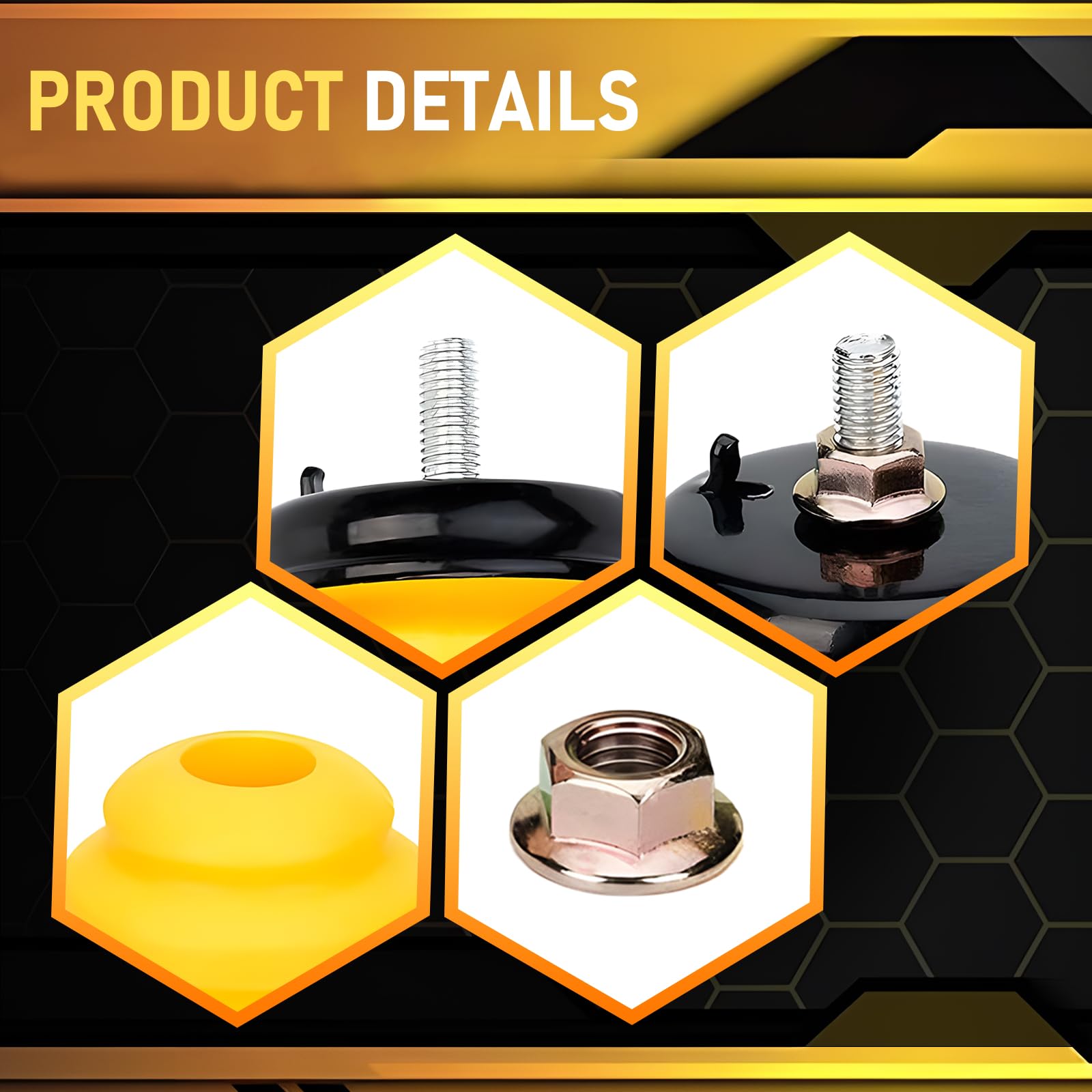 Amazon.com: Rear Axle Bumper with Nuts 15712438 523-049 Compatible  