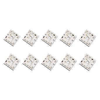 Electronic Spices DC 7W White MCPCB B22 Led Raw Material For Led Bulb Light Pack of 10Pcs