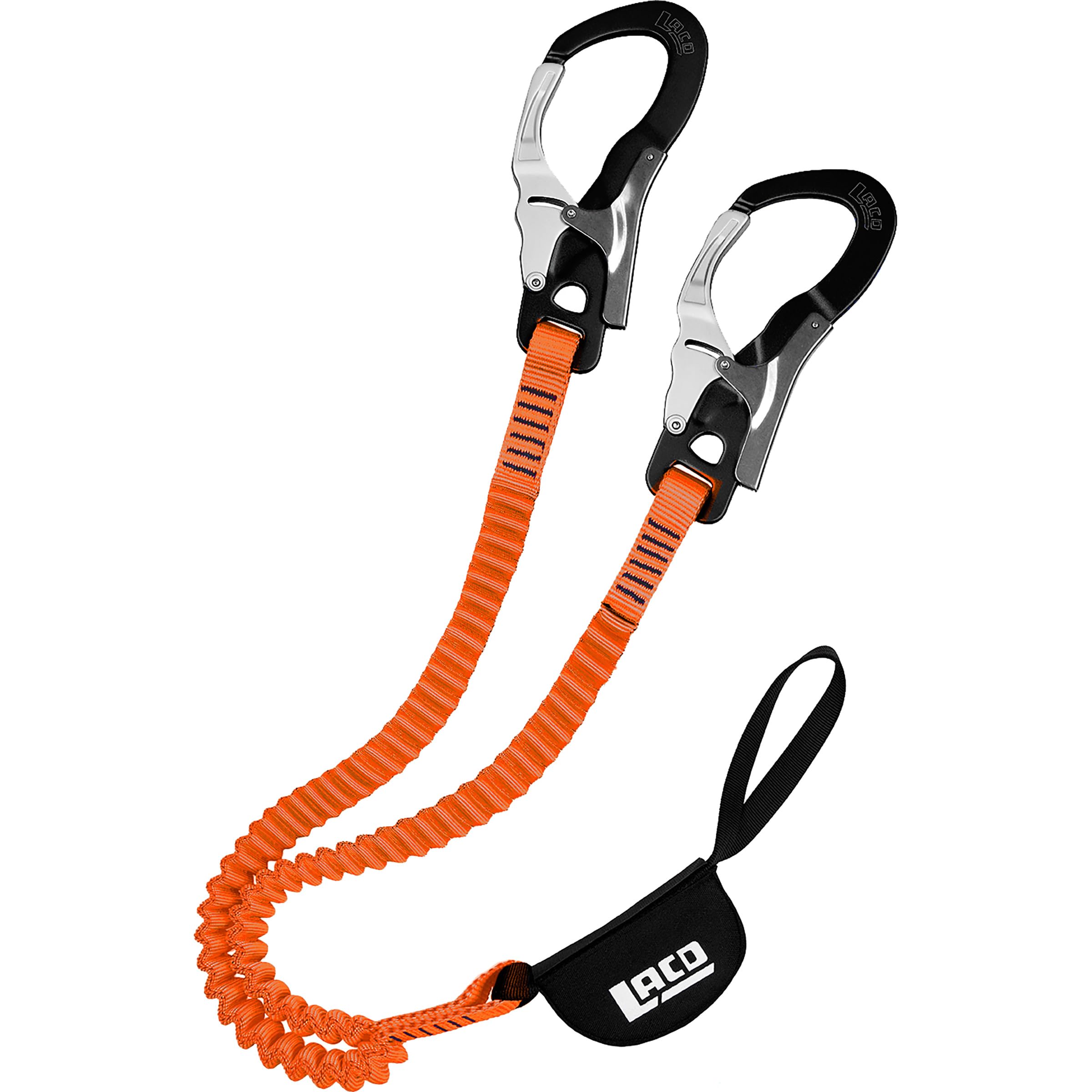 LACD Universal Ultimate 3.0 Ferrata Klettersteigset, Black-orange, OneSize