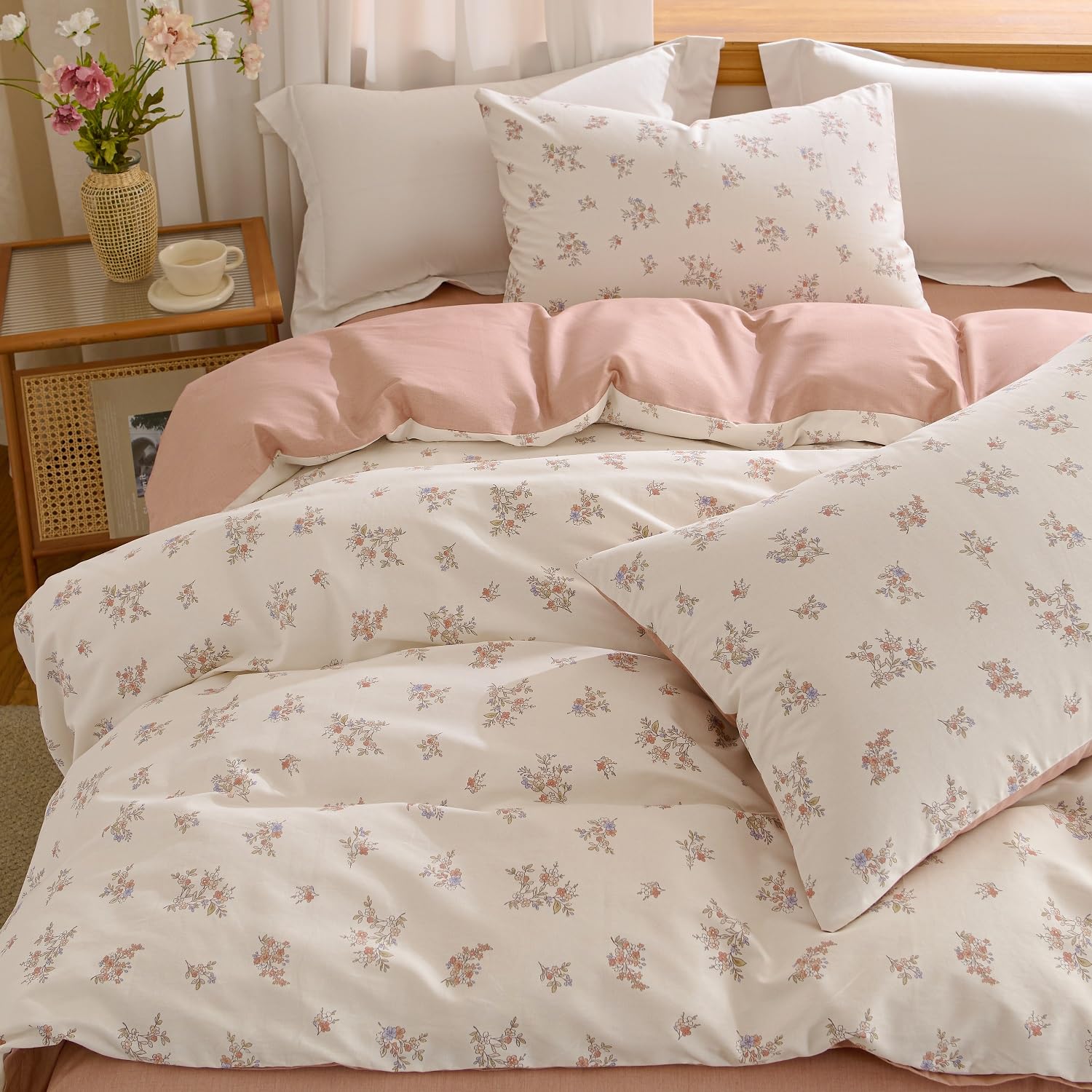 Sedefen Bettwäsche Set 135x200cm Baumwolle Grün Dunkelgrün Einfarbig Premium Renforce Uni Einzelbett Bettbezug und 1 Kissenbezug 80x80cm mit Reißverschluss