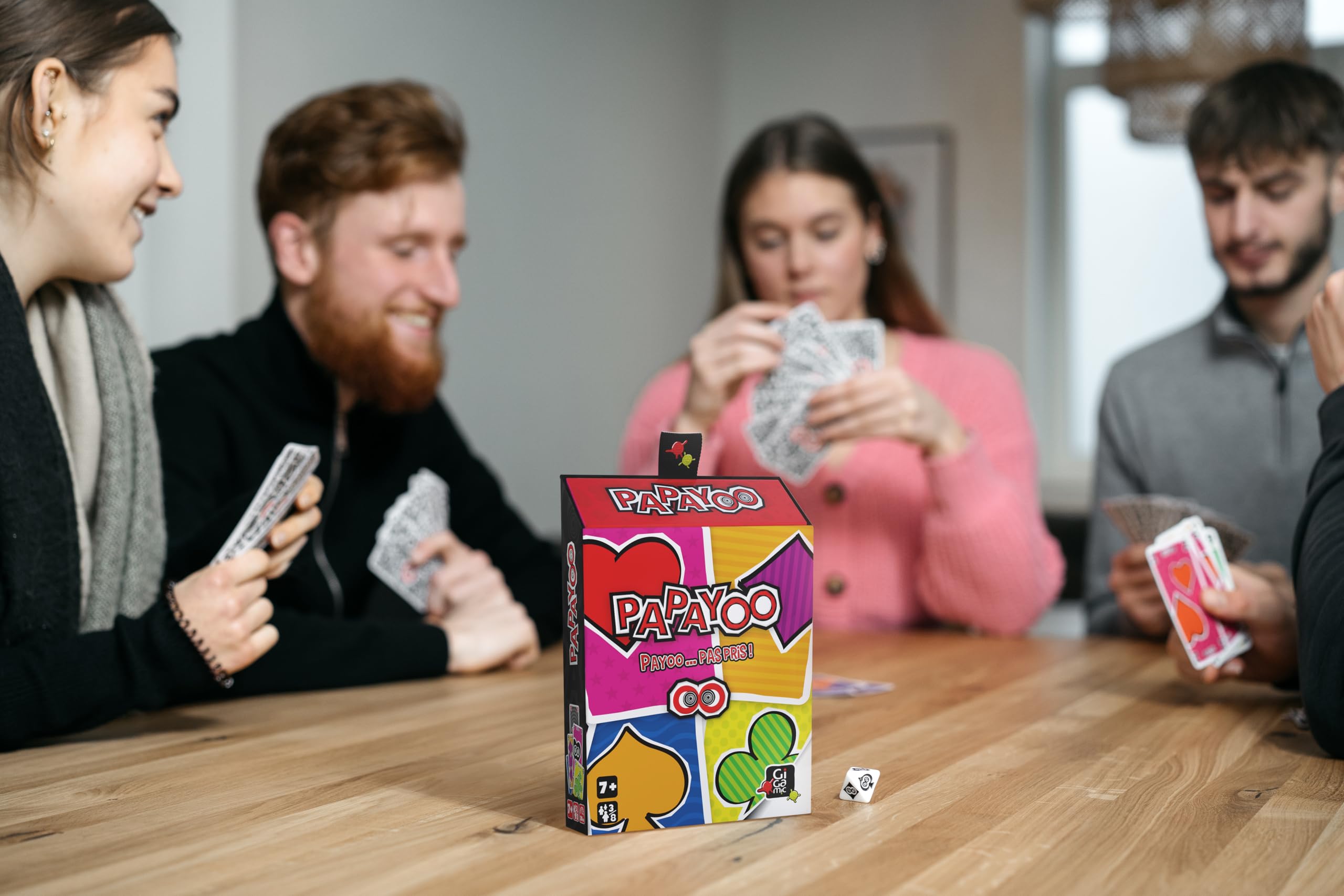 GIGAMIC Papayoo Jeu de cartes tactique 3-8 joueurs 30 min Version Française