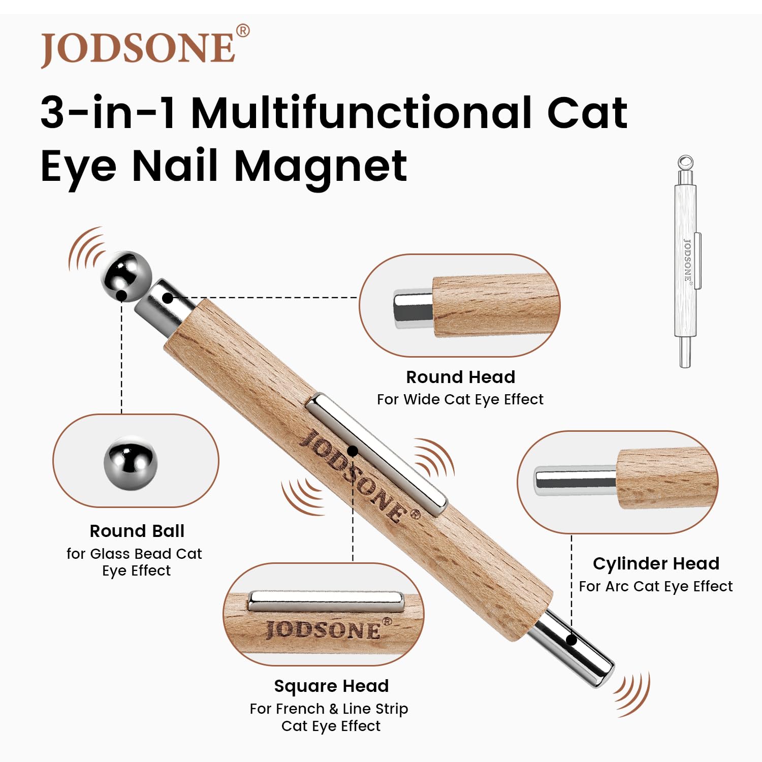 Cat Eye Nail Magnet - 3-in-1 Design -2
