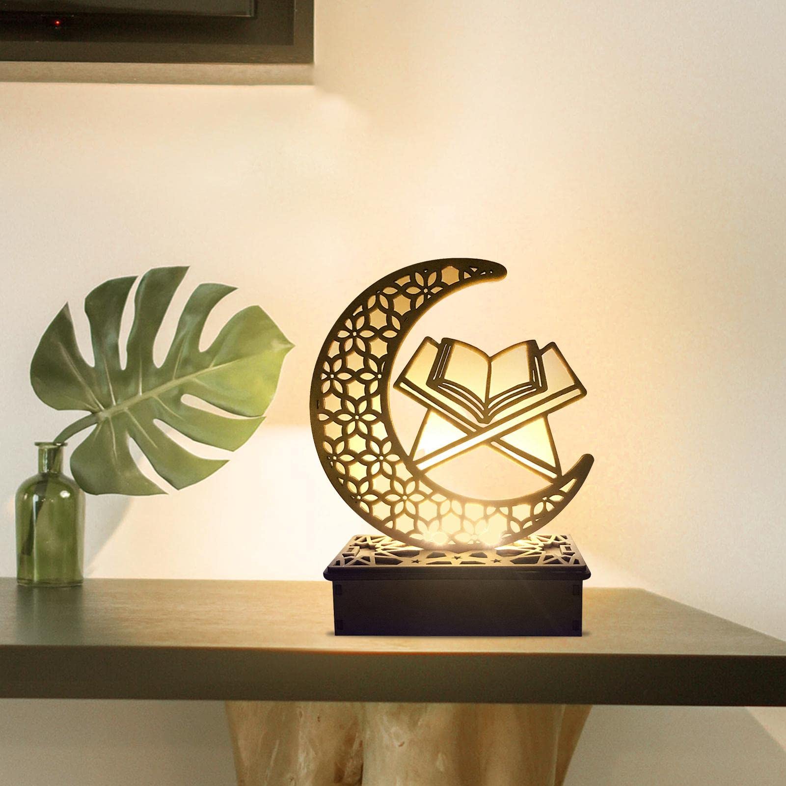 ARTOCT Ramadan Eid Mubarak, decorazione da tavolo in acrilico con stella della luna Ramadan, decorazione da tavolo Ramadan, decorazioni per la casa musulmana forniture regalo Eid