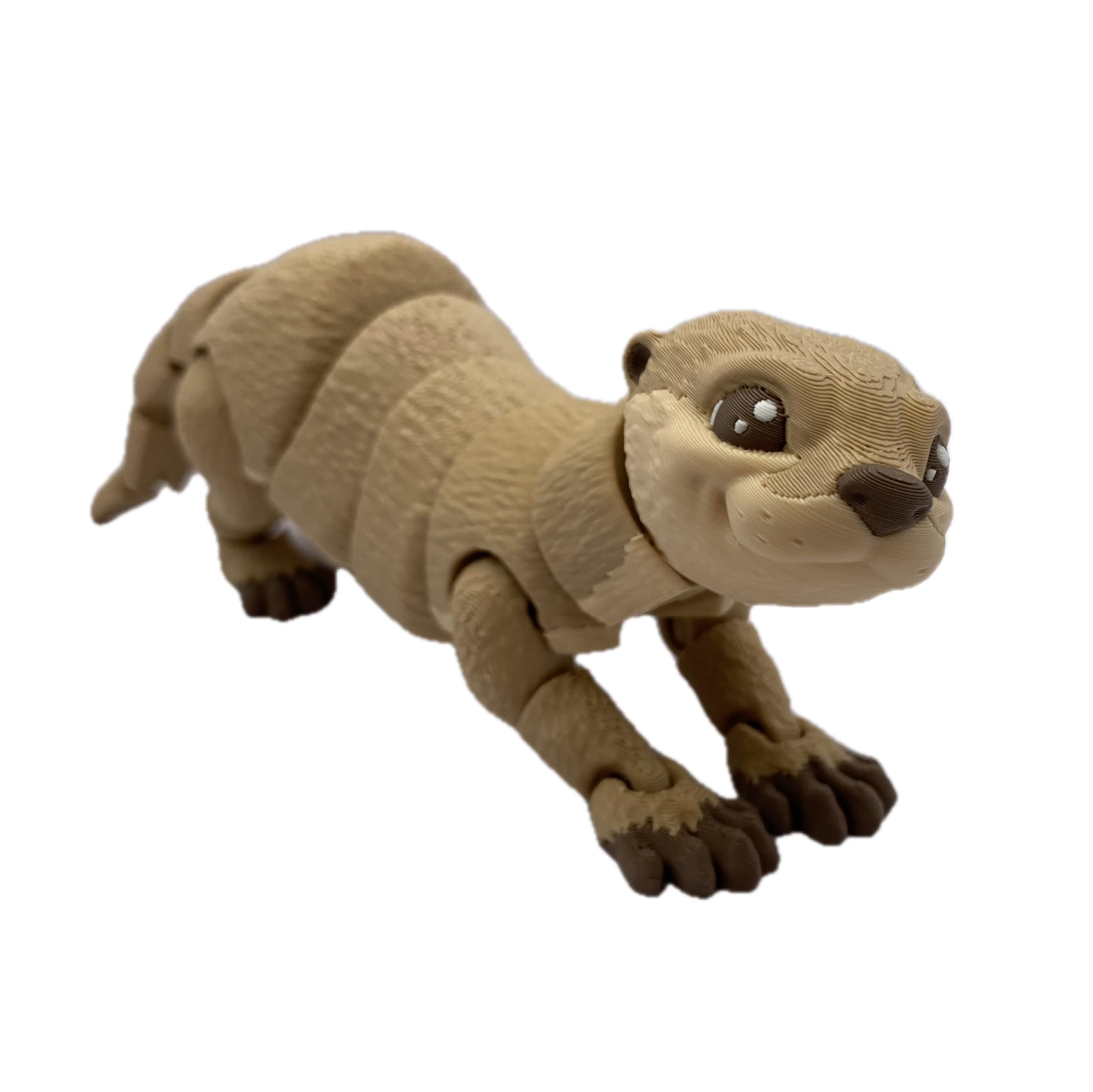Cute River Otter | Flexible Sensory Toy | Fidget | Articulated Pet (L - 7")