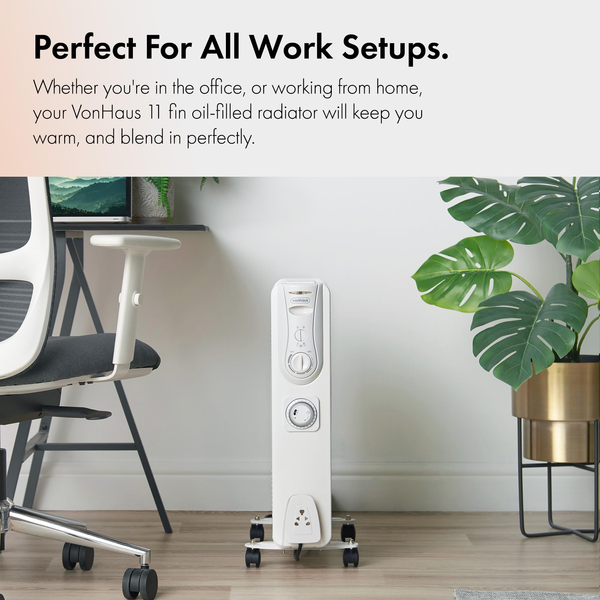 VonHaus Oil Filled Radiator 11 Fin, Electric Radiator for Home Office, Oil  Radiator Warms Any Room Quickly, Thermostatically Controlled 2.5kw Oil  Heater for Maximum Warmth, 2 Year Warranty : Amazon.co.uk: DIY u0026