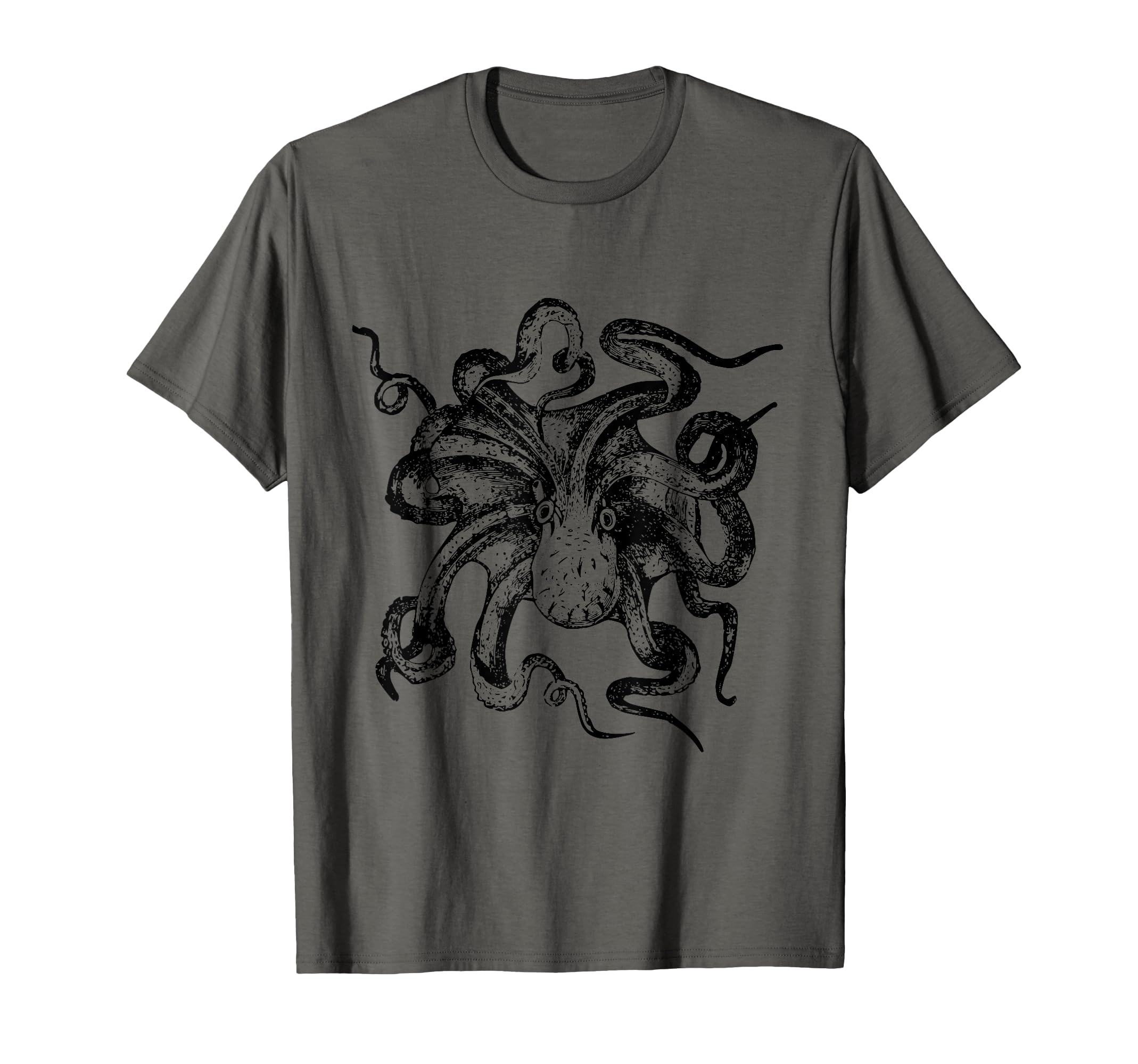 Vintage Octopus Kraken Mollusc Squid Sea Monster Gift T-Shirt