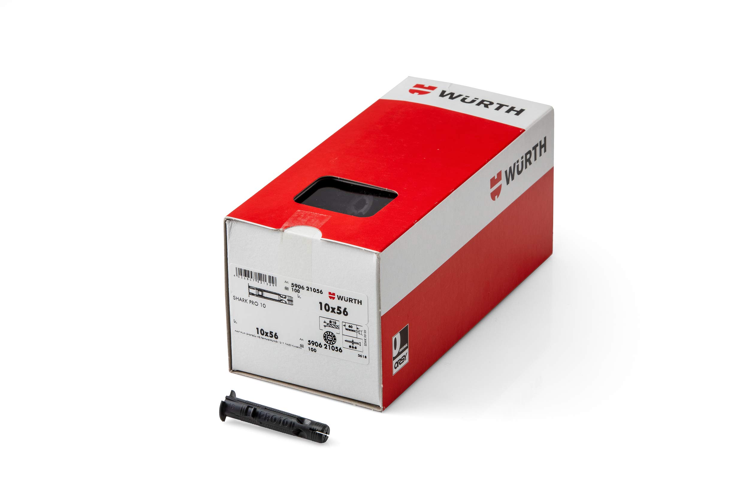 Wuerth 21056 Chevilles multi-usages Noir