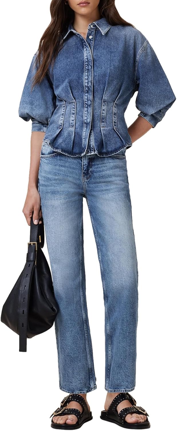 AllSaints Women's Ida Straight Jean - Image 2