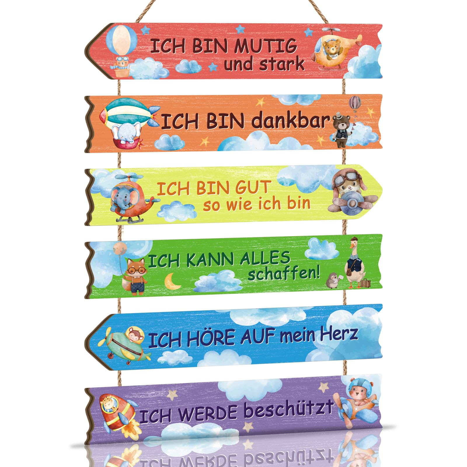 TOARTi Tier Wanddeko Für Kindzimmer Mädchen Schil Produktbild-Vorschau 11