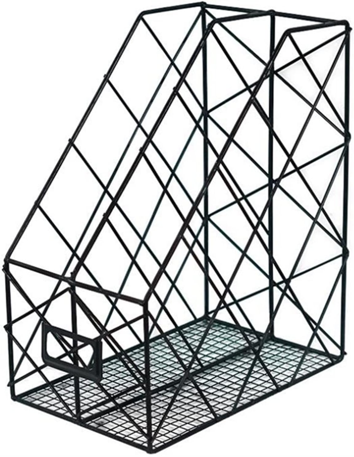 Desk/Paper Organizer 2 Sections File Stand Holder Desk