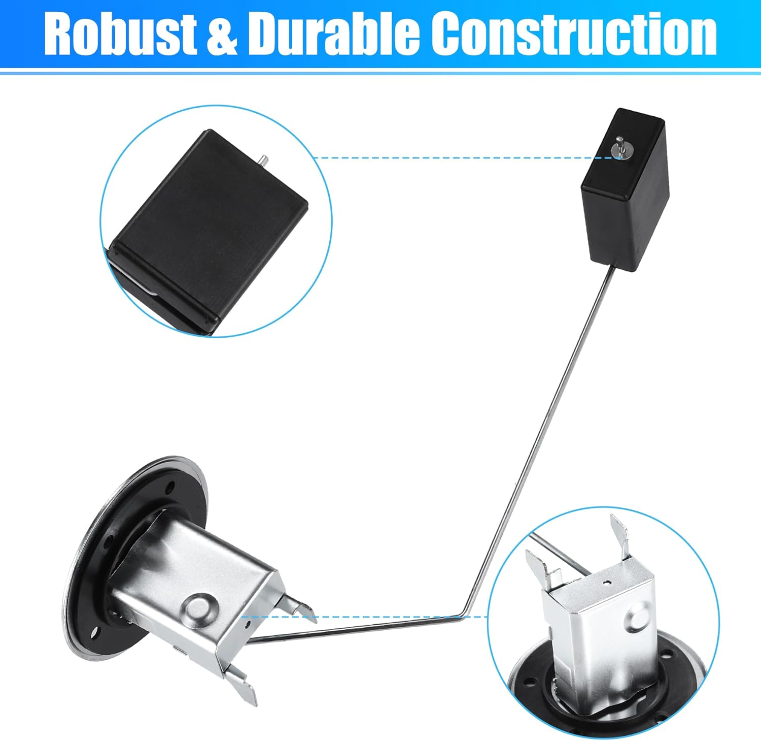 uxcell No.3481080700/34810-80700 Fuel Tank Float Gauge Sending Unit Sender Fuel Level Sensor for Suzuki Samurai 1986-1995