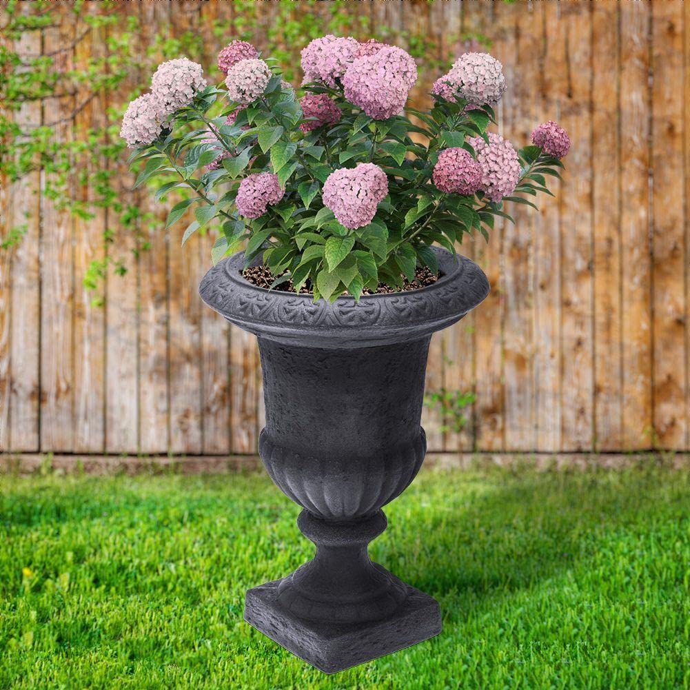 Vilde Blumentopf Blumenkübel Pflanzenkübel Blumenvase für Garten | Außenbereich antik Kelch 54x38,5 cm
