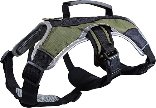 Arnés de transporte para perros y caminatas con malla acolchada, accesorio, collar, ligero, no más tirones, tensiones o ahorque, para cachorros,