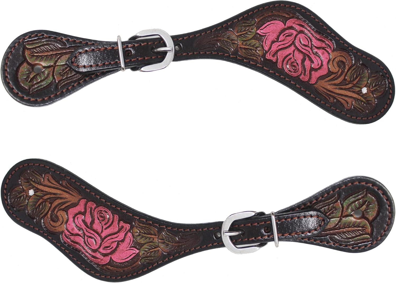 CHALLENGER Western Sattel Deko - 15,2cm Handgefertigt Aus Vollnarbenleder