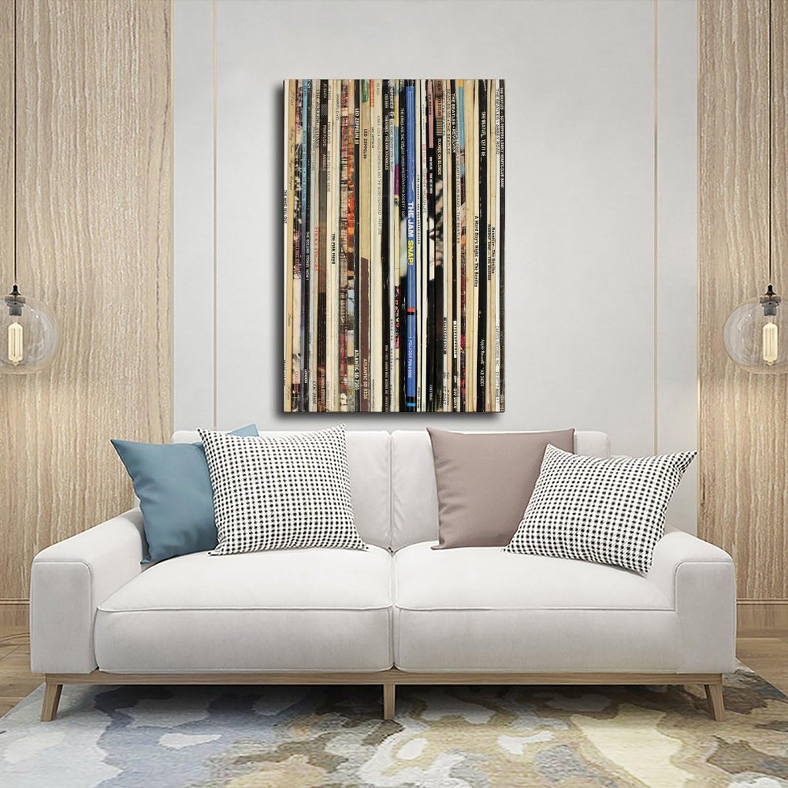 NEOHI Classic Rock płyty winylowe muzyka vintage pokój estetyka płótno nowoczesny plakat sztuka ścienna wydruki obrazy salon sypialnia dekoracja 16 x 24 cale (40 x 60 cm)