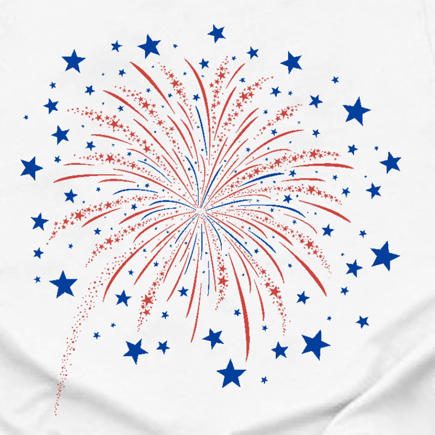 American Flag Shirt for Women America Firework T-Shirt 4th of July Crewneck Tee Tops - Image 5