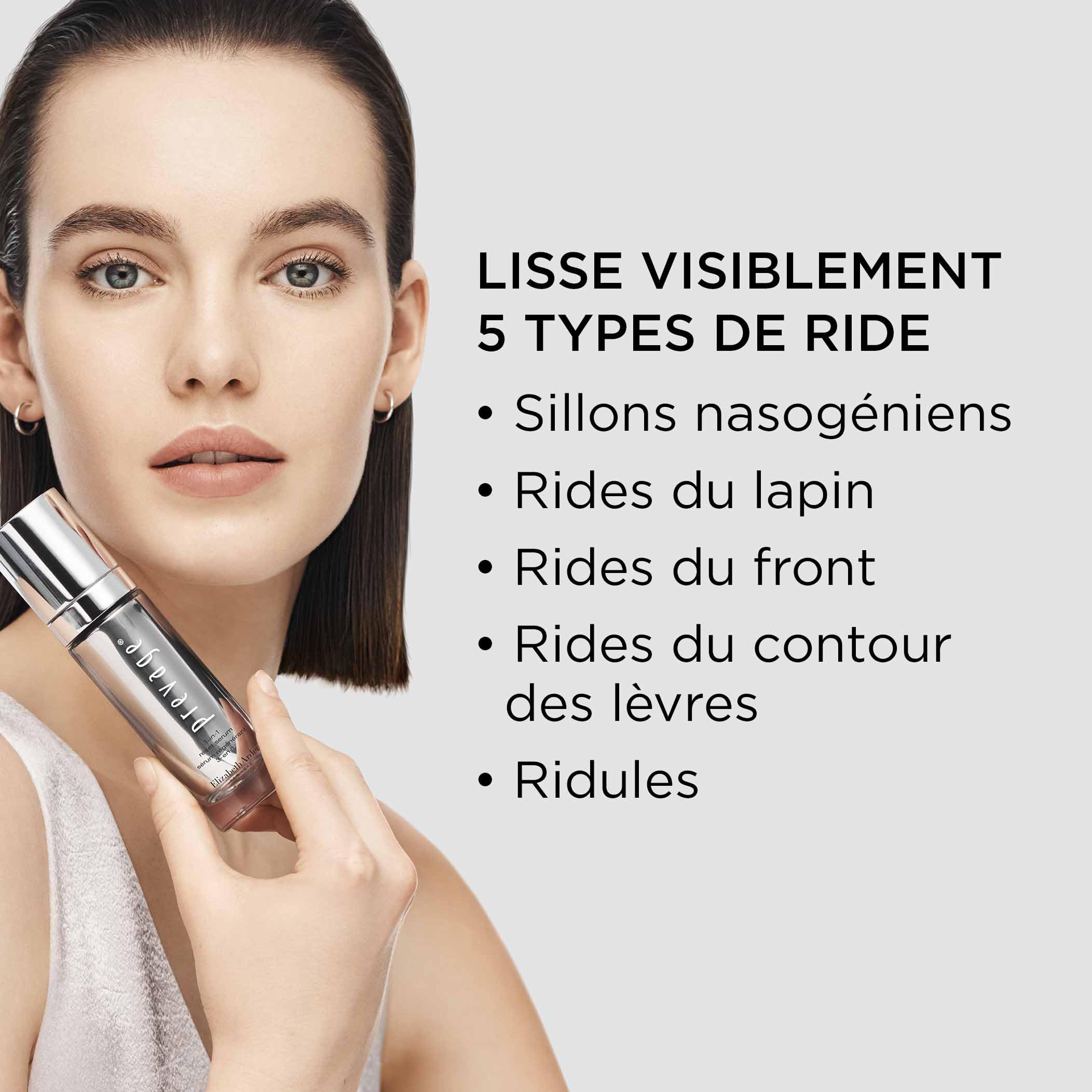 Elizabeth Arden - PREVAGE® Sérum Régénérant 3-en-1, sérum visage riche en Idébènone, effet liftant