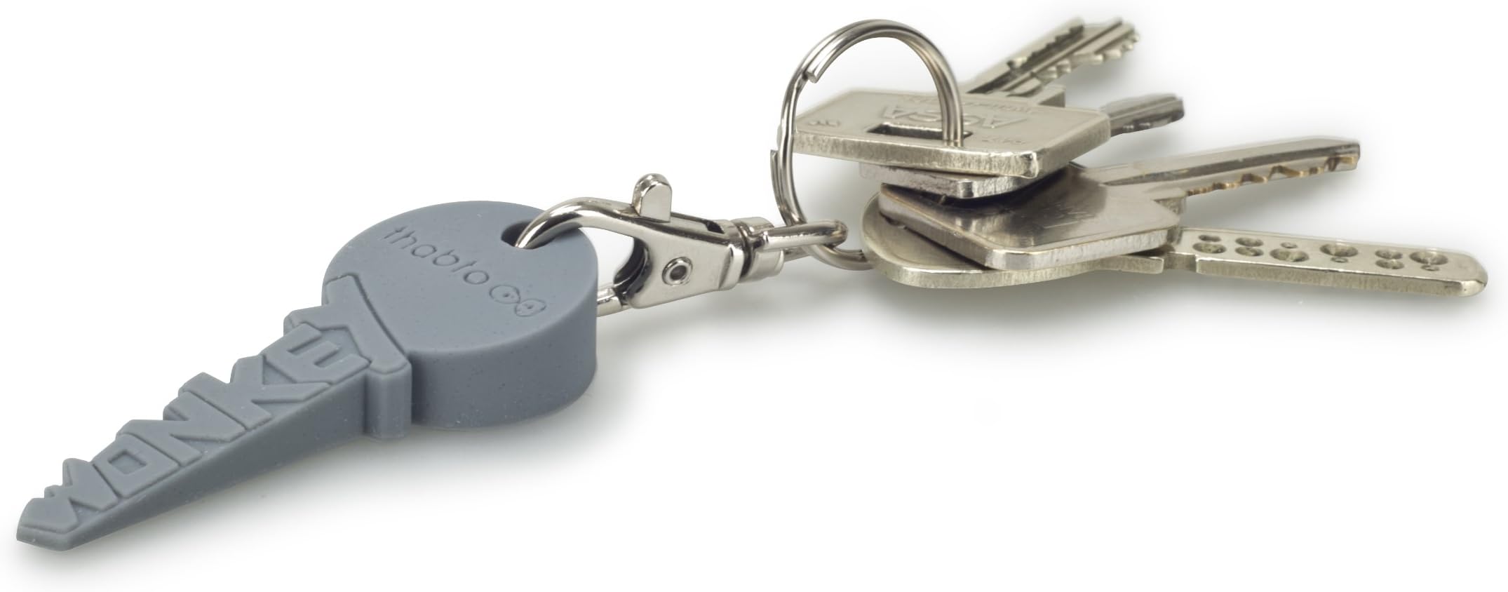 WonKey - The Keyring Which Fixes Wonky Tables by Thabto - 3 Colours (Grey)