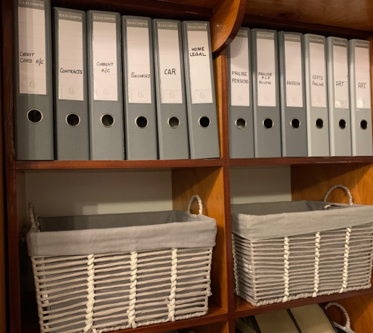 [Pack of 3] Grey Colour A4 Lever Arch Files 70mm Paper Storage Archive ...