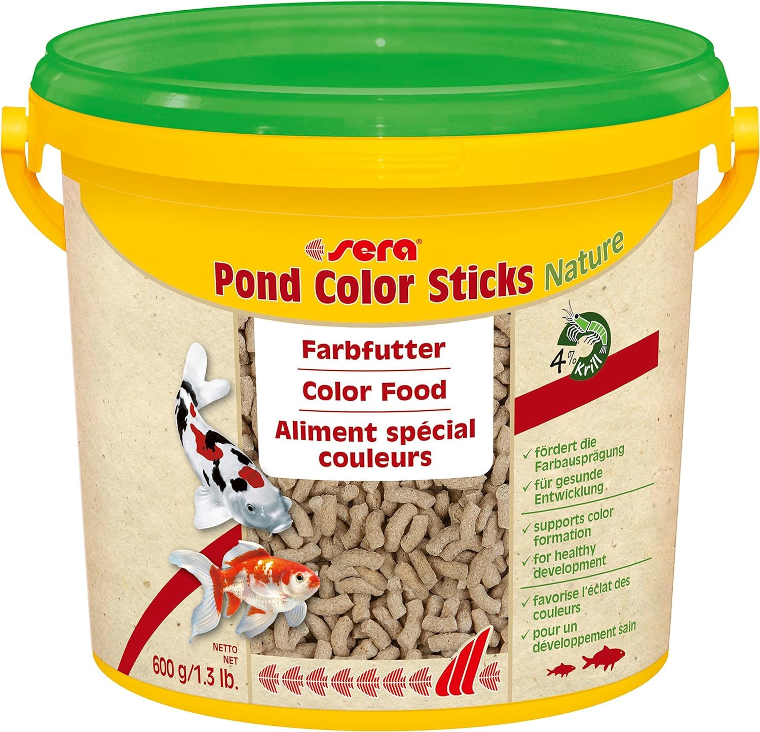sera Pond Color Sticks 3800 ml, beżowy, 3800 ml