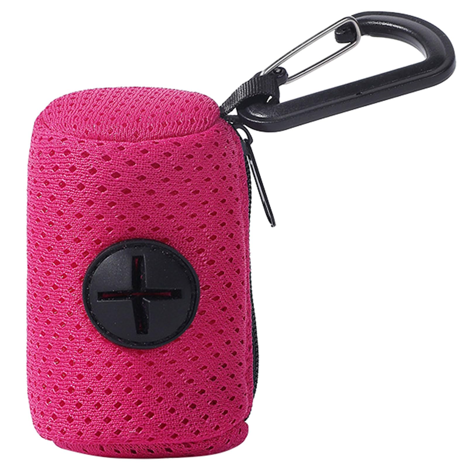 Practical Dog Poop Bag Dispenser Pet Waste Bag Holder MeshFabric Poop Bag Dispenser For Dogs Walking Outdoor Dog Supply