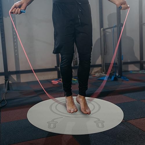 Miniatura 9 de Alfombrilla de salto portátil para el hogar, tapete de espuma para el piso, tapete de entrenamiento para el hogar, gimnasio, tapete de entrenamiento