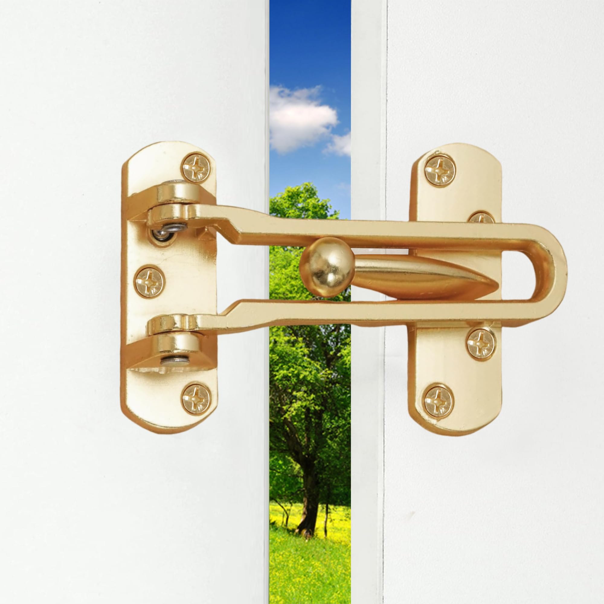 Snapklik.com : Alise Swing Bar Door Guard,Door Latch Lock For Front ...