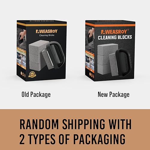 AWEASROY Heavy Duty Grill Cleaner, Grill Cleaning Bricks - Thumbnail 4