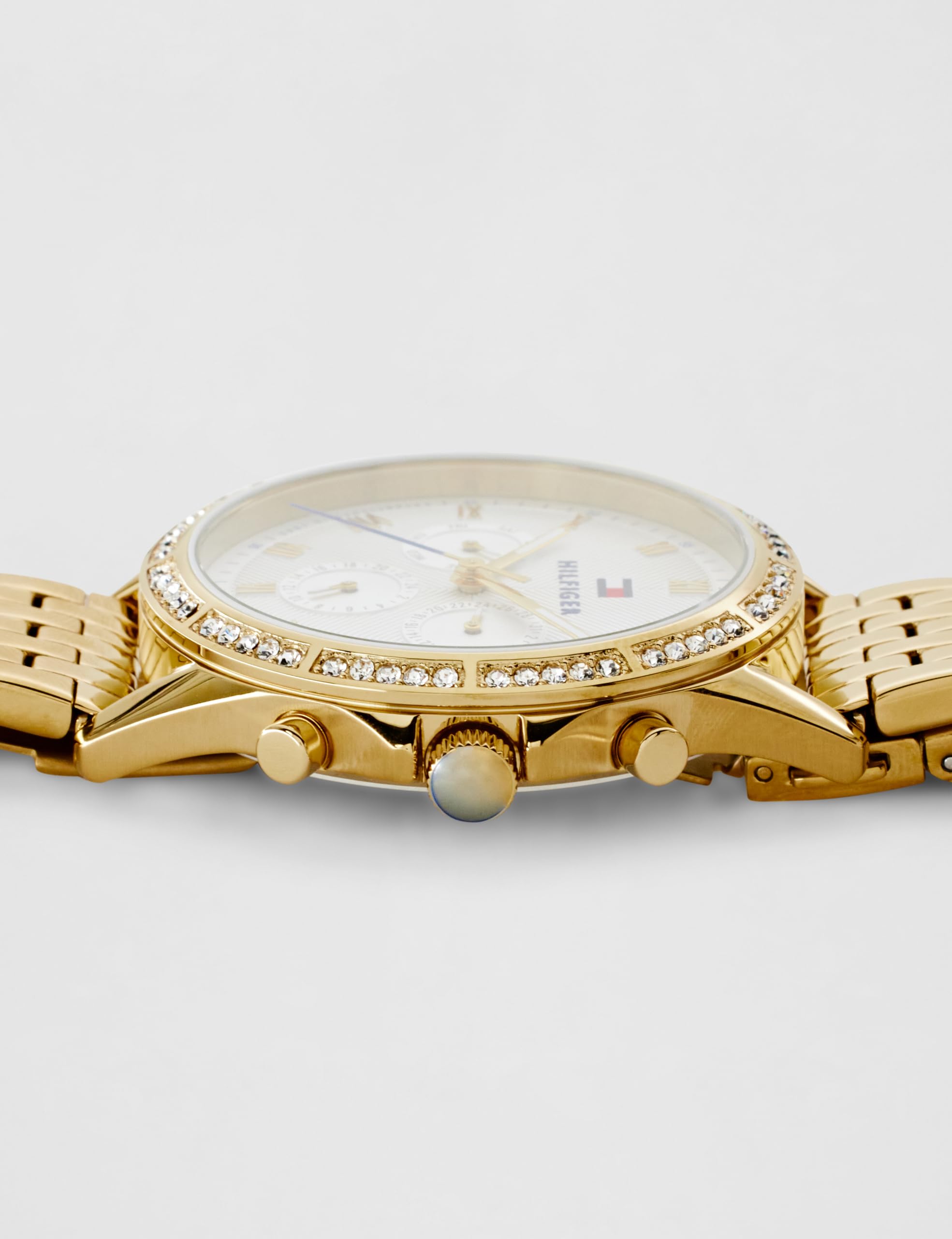 Tommy Hilfiger Orologio Analogico Multifunzione al Quarzo da Donna con Cinturino in Acciaio Inossidabile - Disponibile in versione Oro o Argento