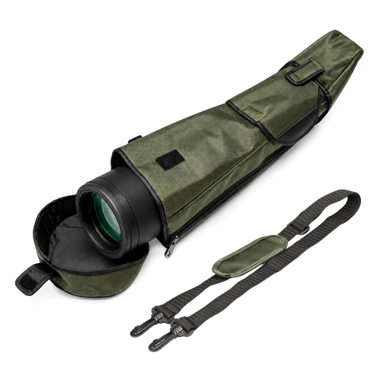 Sac pour télescope d'observation des oiseaux – Organisation de la lunette d'observation pour la chasse, équipement de sac à dos absorbant les chocs, 1 pièce, jaune, 80mm, Extérieur