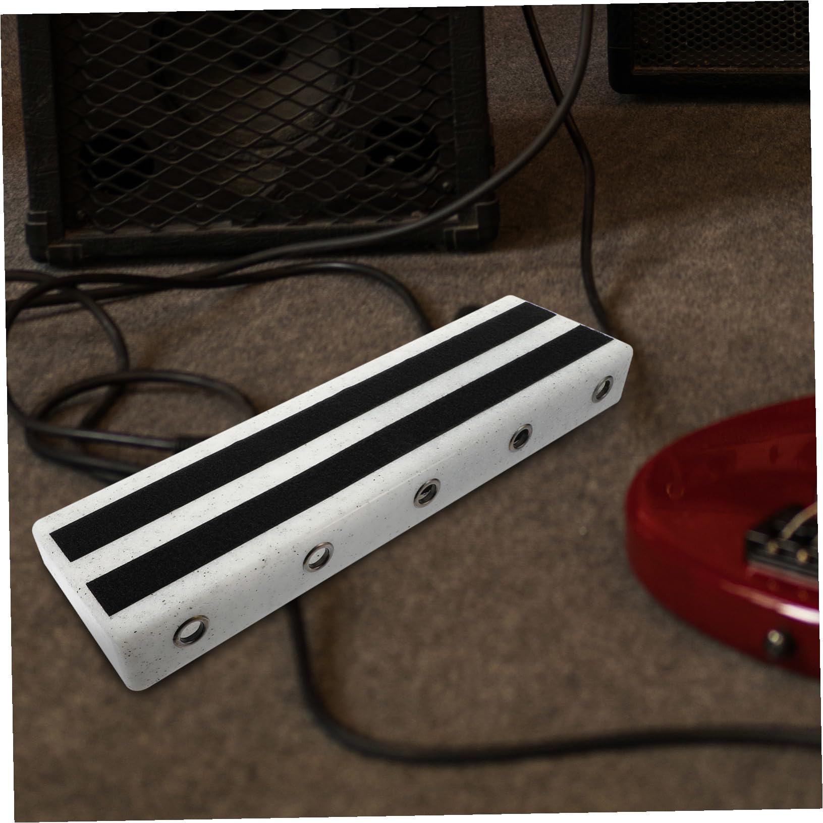 UPKOCH Pedalera de Efectos para Uso Práctico Diseño Confiable y Material Pe Seguro para Guitarra Eléctrica en Escenarios y Estudio
