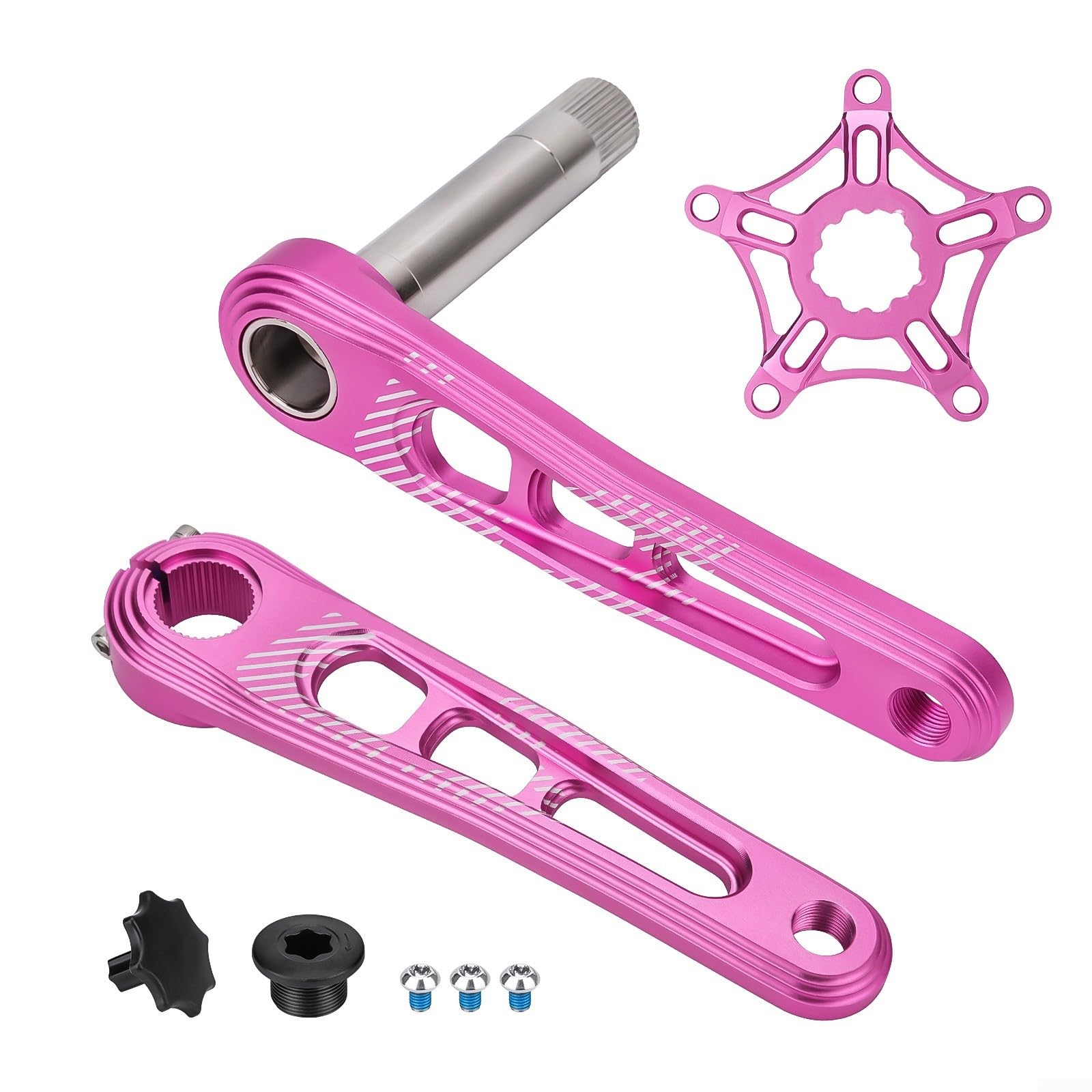 Guarnitura in lega di alluminio 130BCD 5-Arm Hollow Design