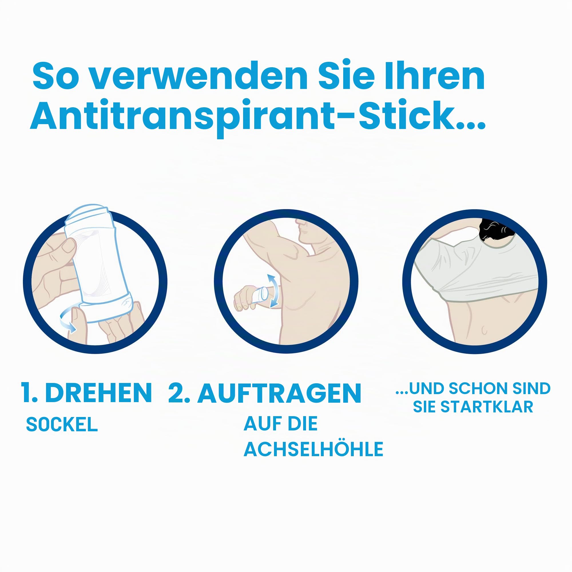 Dove for Men Plus Care Clean Comfort Stick Anti-Transpirant/Deodorant, 50 ml, Pack of 6