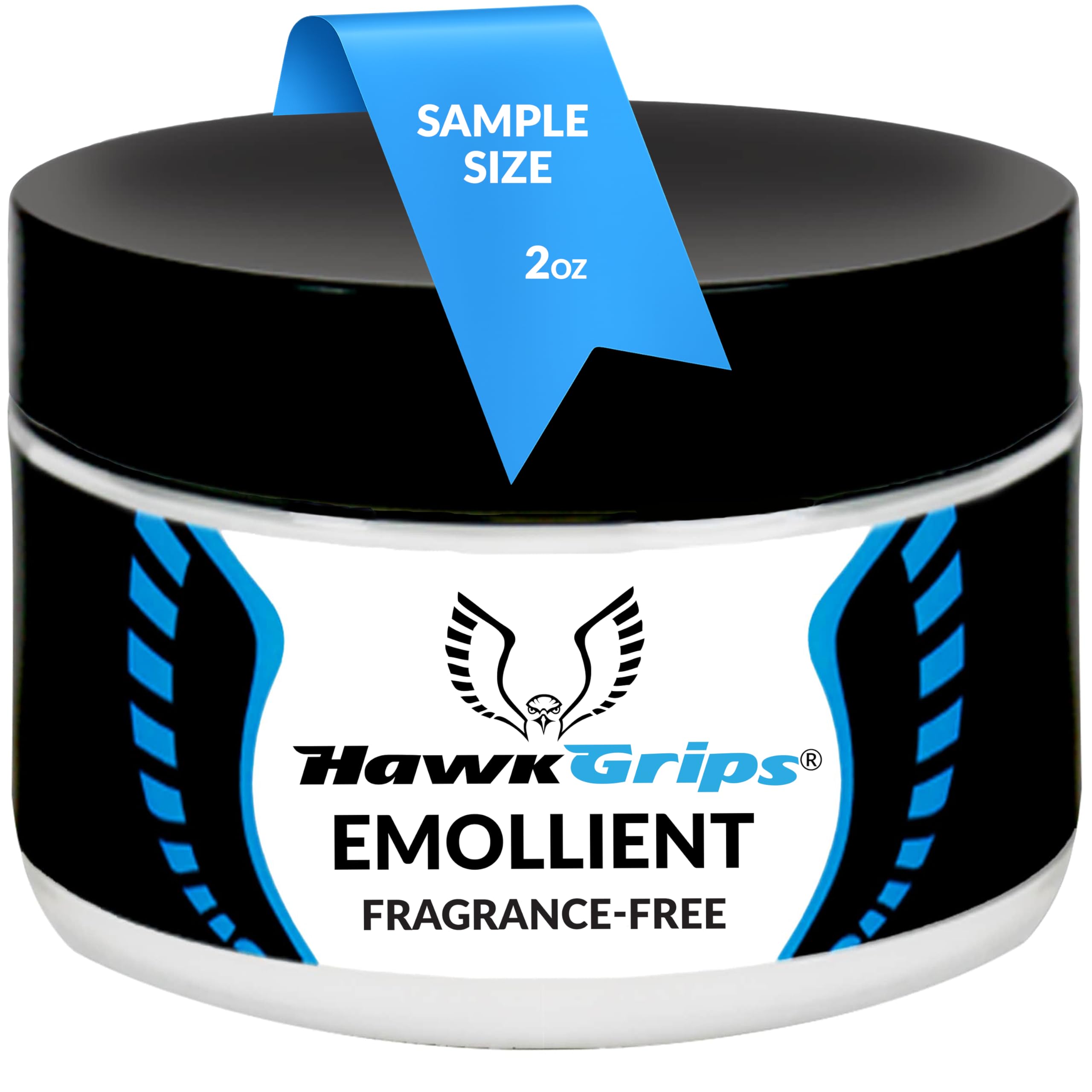 HawkGrips 2oz Unscented Massage Emollient, Oil-Based Vegan Formula with Shea Butter for IASTM &amp; Soft Tissue Techniques, Smooth Lubrication, Non-Greasy Cream Alternative, Professional Use, Pack of 1