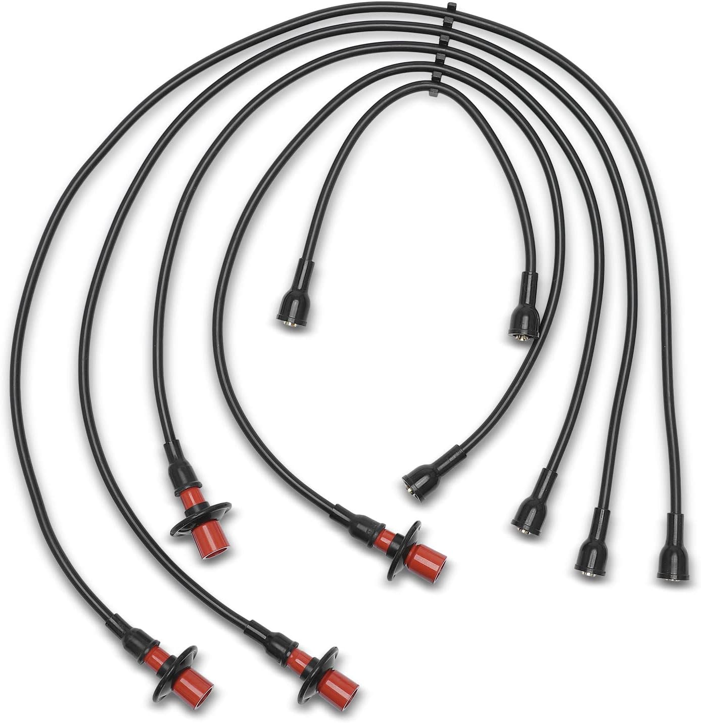 Empi 9411 Vw Bug Spark Plug Wire Set. Silicone 7mm Red