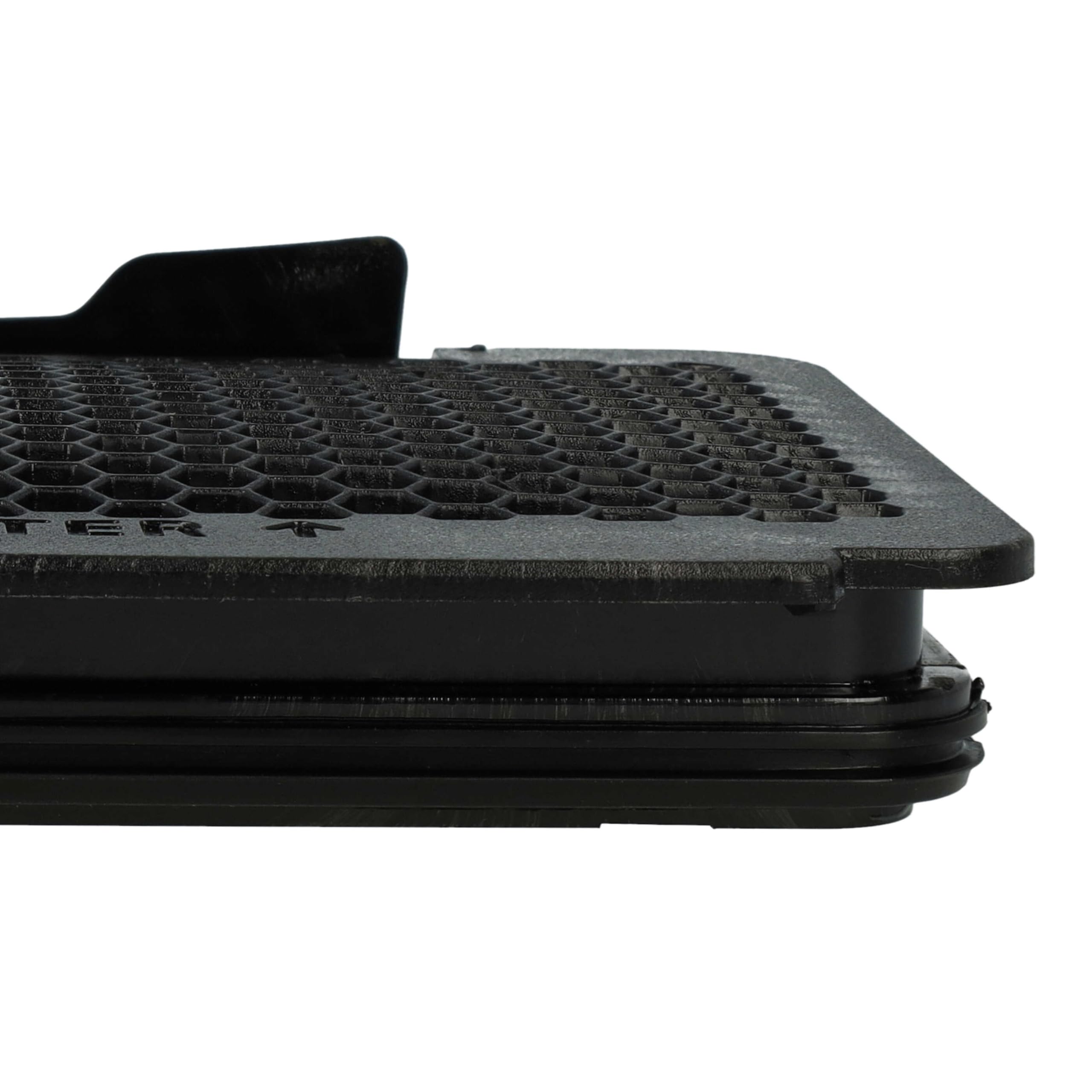 vhbw 2 x filtr do odkurzacza kompatybilny z odkurzaczem Tefal Silence Force Multicyclonic TW8356HA/412, TW8356KA/410 - filtr HEPA czarno-biały