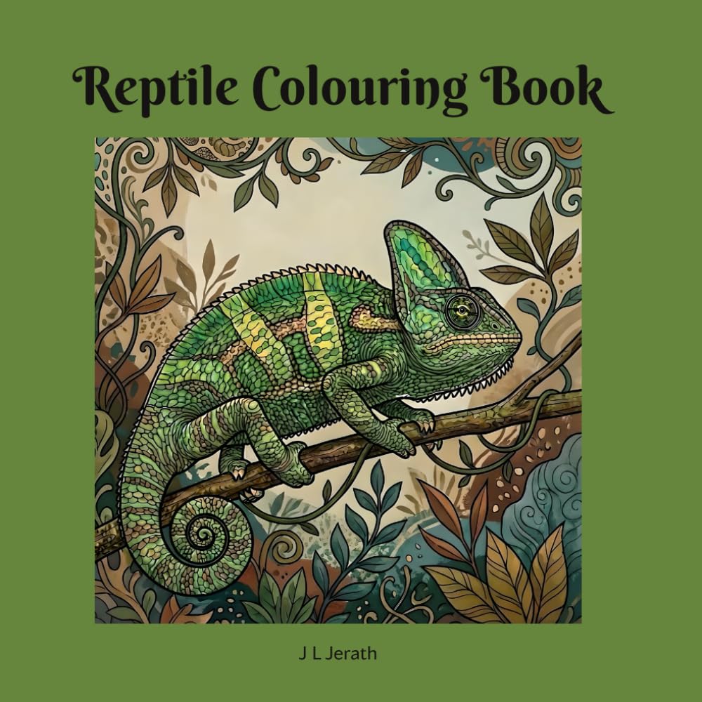 Reptiles: Colouring book