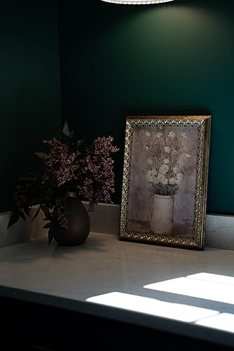 Vista 32 de Petal Lane - Decoración de pared antigua enmarcada - Haz tu propio juego de marcos de pared de galería, decoración de pared de academia oscura, arte