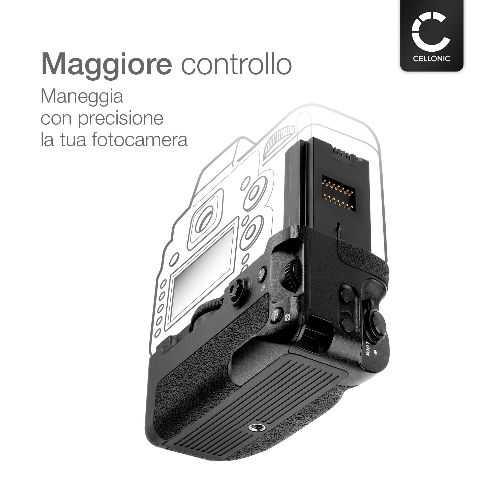 CELLONIC Impugnatura Batteria Compatibile con Sony VG-C3EM