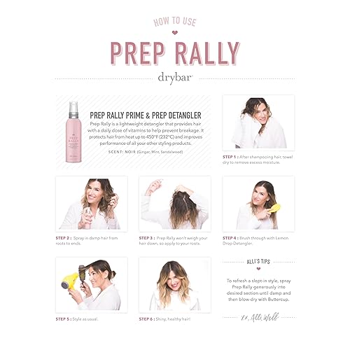 Miniatura 7 de Drybar PREP RALLY PRIME & PREP DETANGLER