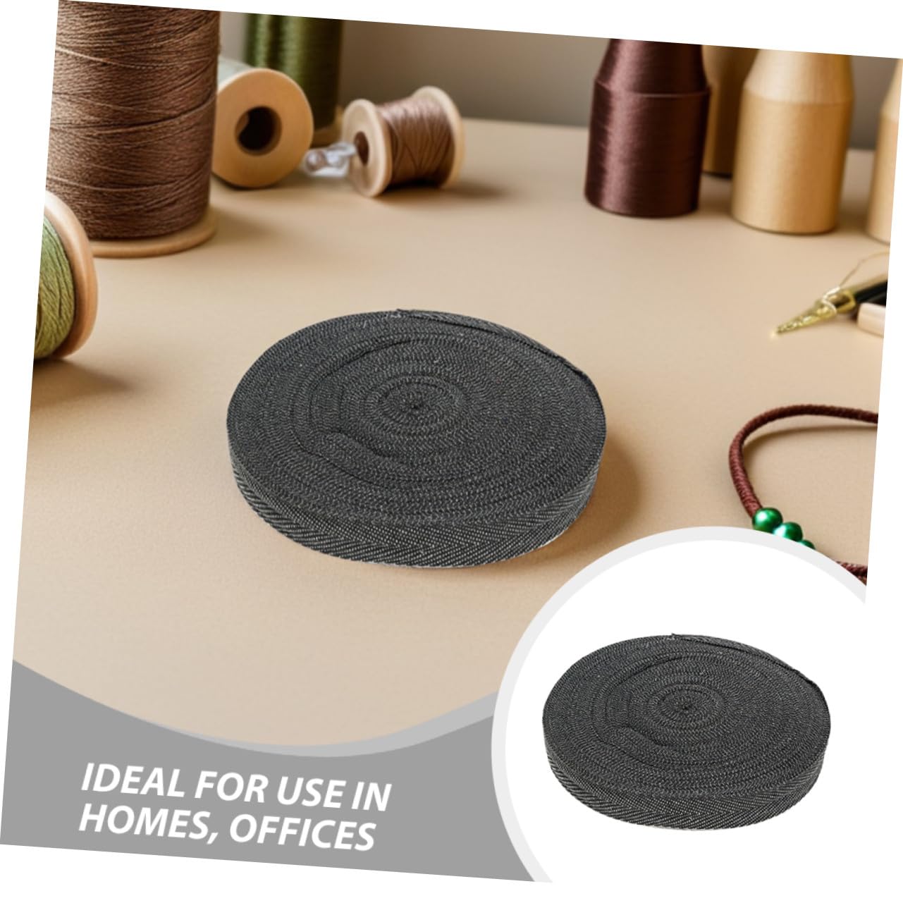 Rug Edge Binding Baumwollband für Teppichsäume Strapazierfähiges Breites Einfassband für Handgefertigte Teppiche DIY Teppichkantenband zum Zuschneiden und Einfassen