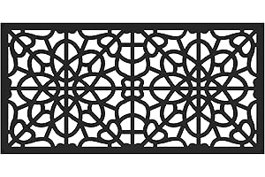 Barrette Outdoor Living 73030565 Fretwork Decorative Panel, Black