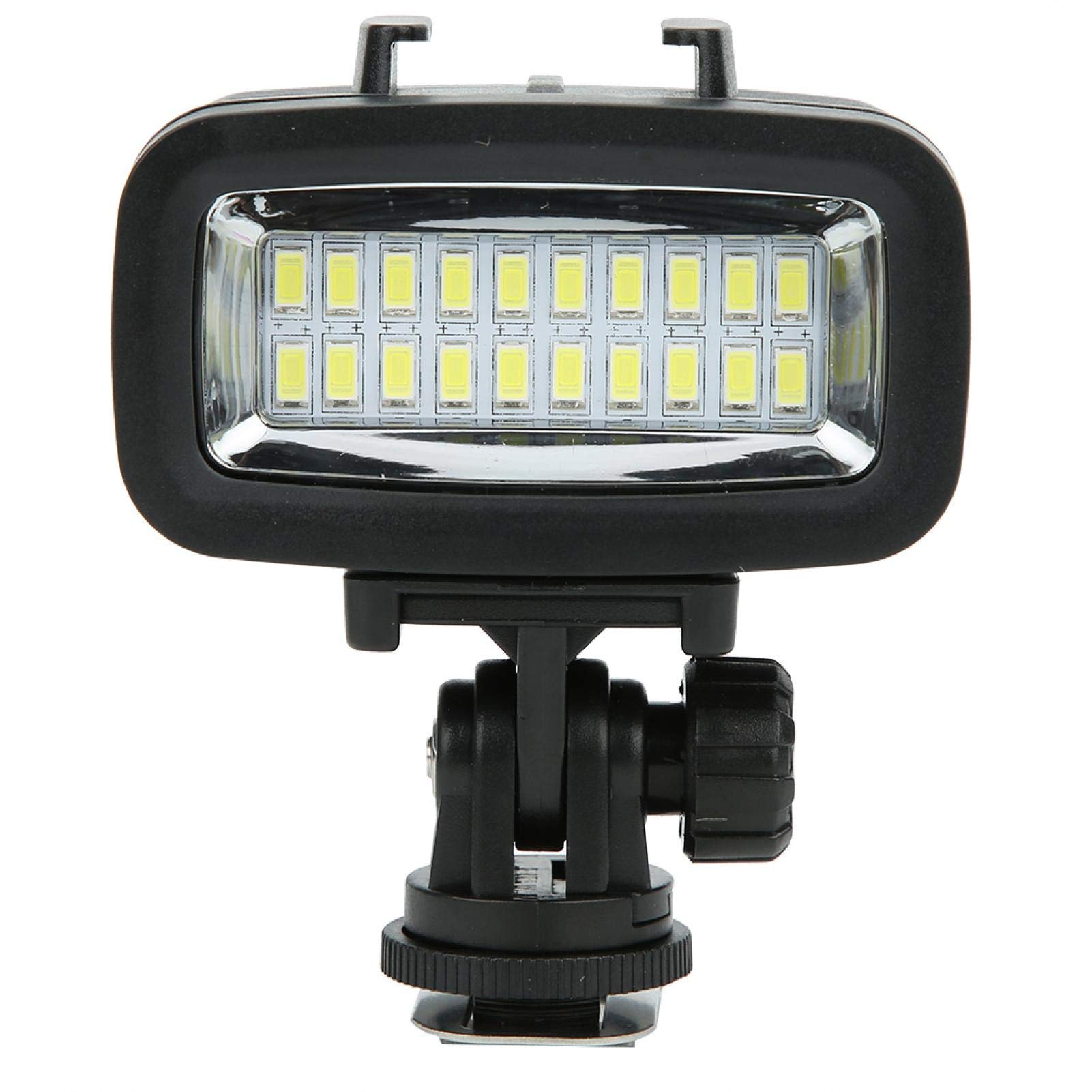 40m Diving LED Fill Light,40m Underwater Waterproof 5V 6W 5500K 700LM 20 Bead Camera Fill Light Photography Lamp,Multi-Mode Adjustable Brightness